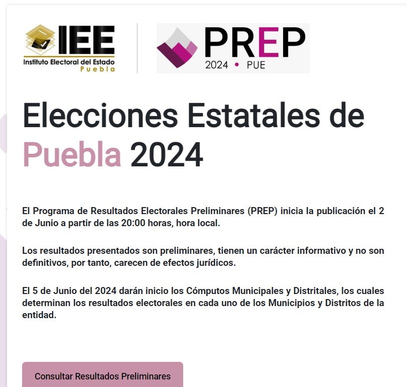 Aquí Puedes Consultar El Programa De Resultados Electorales Preliminares Prep Para 0993